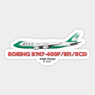 Boeing B747-400F/ER/SCD - Jade Cargo Sticker